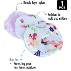 Kempt Deluxe Ladies Shower Cap - Assorted Designs