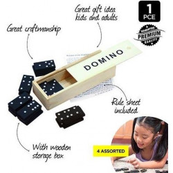 Dominoes Game with Wooden Case