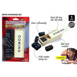 Dominoes Game with Wooden Case