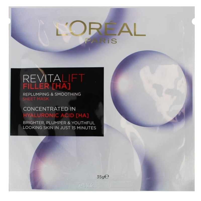 L'Oreal Paris Revitalift Filler Sheet Mask Replumping & Smoothing