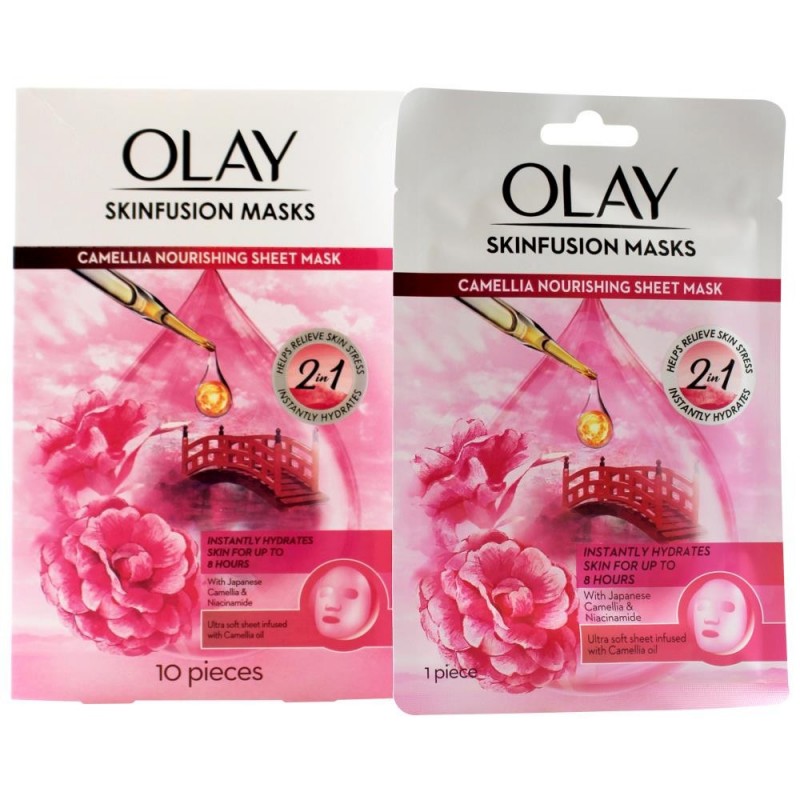 Olay Skin Fusion Masks - Camellia Nourishing Sheet Mask