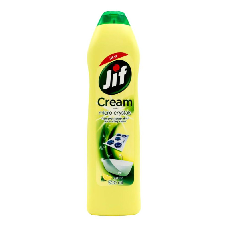 Jif Cream With Micro Crystals Lemon - 500ml