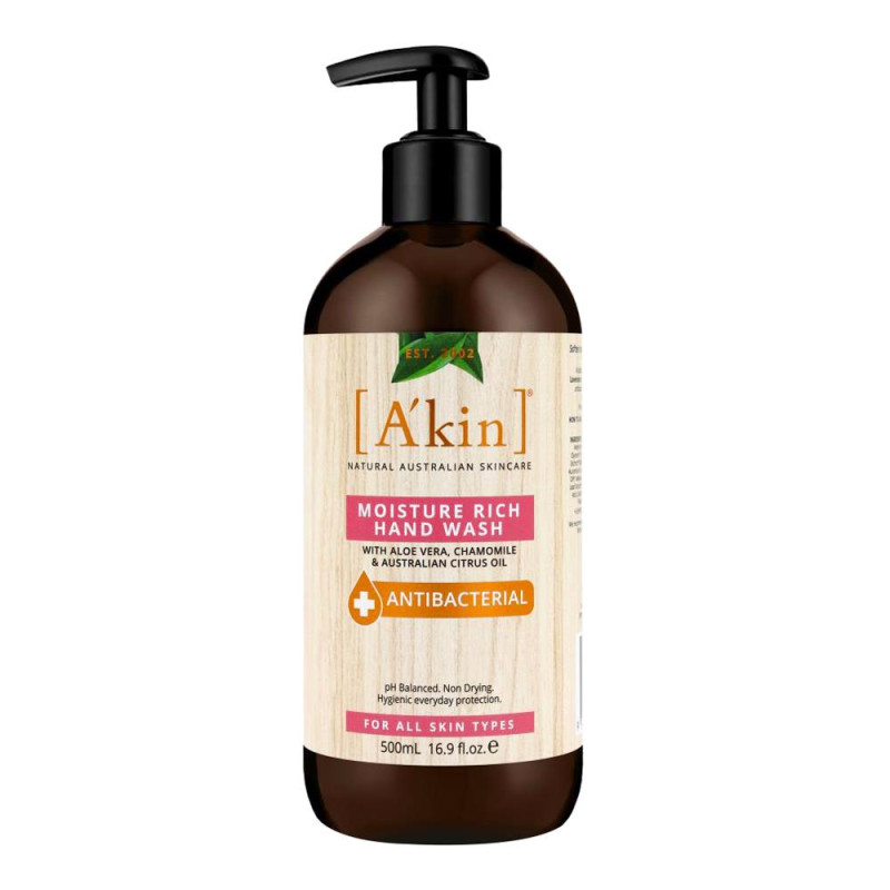 A'kin Moisture Rich Hand Wash - Antibacterial