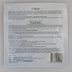 L'Oreal Paris Revitalift Filler Sheet Mask Replumping & Smoothing